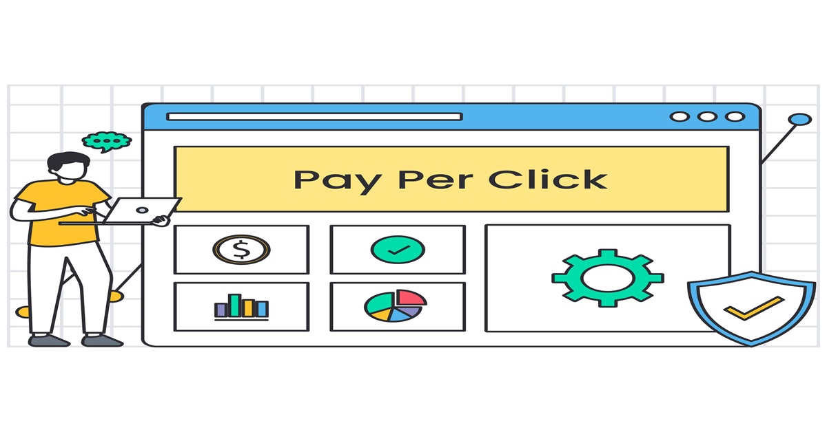 Pay per click advertising Indore campaign performance dashboard showing clicks and conversions