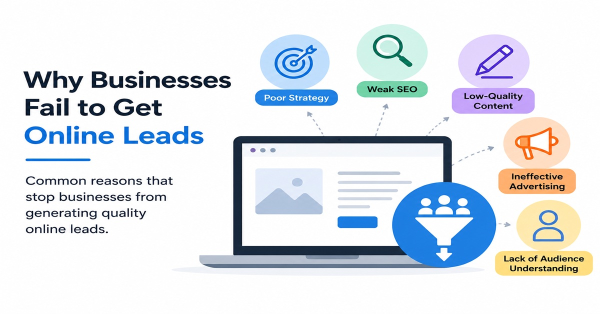 Digital Marketing in Indore concept showing online lead generation, SEO optimization, social media marketing, and business growth strategies.